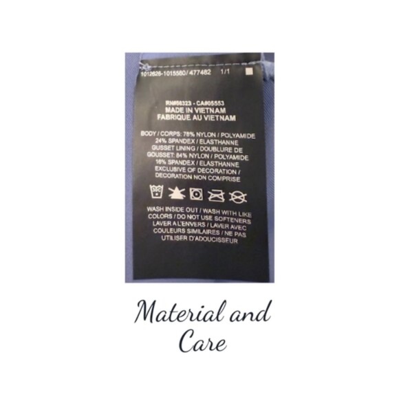 Nike Universa Leggings Medium Support Moisture-Wicking Versatile Fabric Blue NWT - Picture 8 of 10